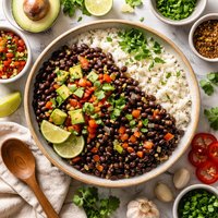 Classic Black Beans and Rice