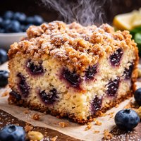 Classic Blueberry Crumbcake