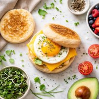 Classic English Muffin with Egg and Cheese