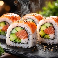 Classic Fish Sushi Rolls