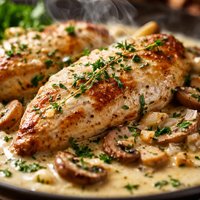 Classic French Chicken in White Wine Sauce