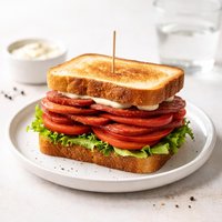 Classic Fried Bologna Sandwich