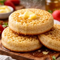 Classic Homemade Crumpets