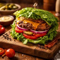 Classic Homemade Hamburger