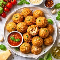 Classic Italian Arancini Balls