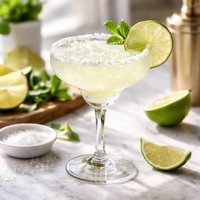 Classic Lime Cocktail