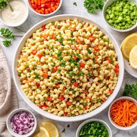 Classic Macaroni Salad Made Lighter