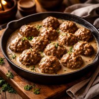 Classic Meatballs with Gravy