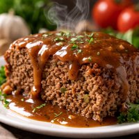 Classic Meatloaf with Gravy