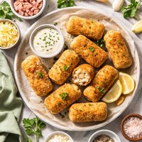 Classic Potato and Ham Croquettes