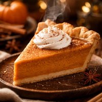 Classic Pumpkin Pie Slice