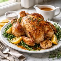 Classic Roast Chicken and Gravy