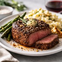 Classic Steak House Rubbed Filet Mignon
