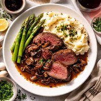 Classic Tenderloin with Balsamic Portabella Sauce