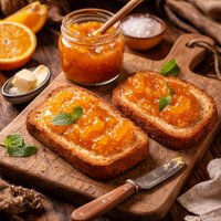Classic Toast with Orange Marmalade