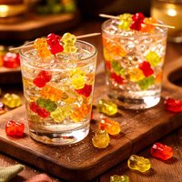 Clear Gummy Bear Cocktail