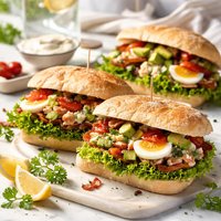 Cobb Salad Sandwiches