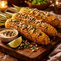 Cobbed Corn with Kick