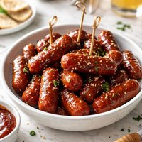 Cocktail Franks with Barbecue Sauce