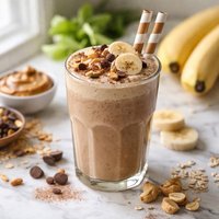 Cocoa D Peanut Butter Banana Smoothie