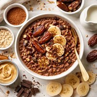 Cocoa Oatmeal with Dates