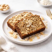 Coconut and Macadamia Nut Banana Bread