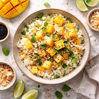 Coconut and Mango Rice