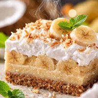 Coconut Banana Cream Pie Raw Vegan