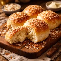 Coconut Bun Bread