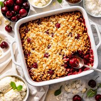 Coconut Cherry Dump Cake