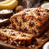 Coconut Chocolate Chip Banana Bread