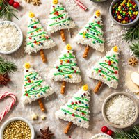 Coconut Christmas Trees