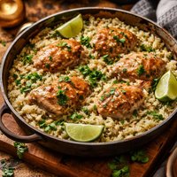 Coconut Cilantro Chicken and Rice