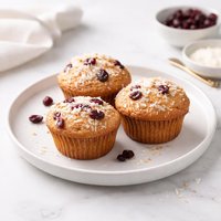 Coconut Cranberry Muffins