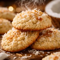 Coconut Cream Cheese Drop Cookies