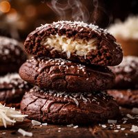 Coconut Filled Chocolate Cookies Aka Mounds Cookies