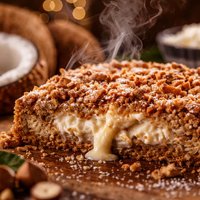 Coconut Filled Nut Torte