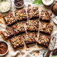 Coconut Fudge Brownies