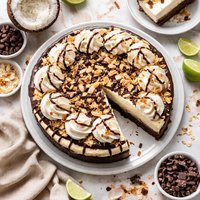 Coconut Fudge Cheesecake