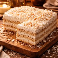 Coconut Ice Box Cake
