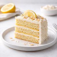 Coconut Lemon Layer Cake