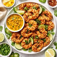 Coconut Lime Shrimp W Mango Jalapeno Dipping Sauce