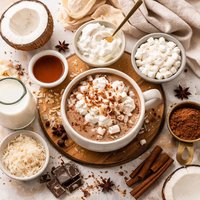 Coconut Milk Hot Chocolate