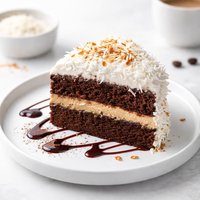 Coconut Mocha Cake