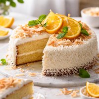 Coconut Orange Cake