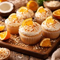 Coconut Orange Cupcakes