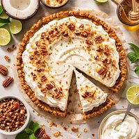 Coconut Pie W Pecan Graham Crust