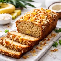 Coconut Pineapple Banana Bread