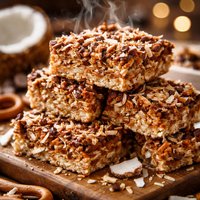 Coconut Pretzel Crunch Bars