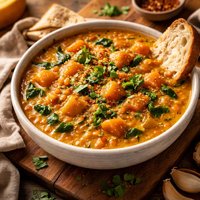 Coconut Pumpkin Lentil Stew